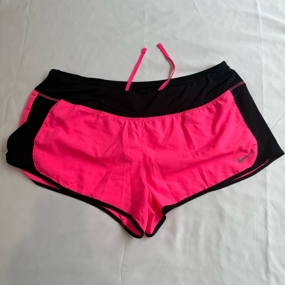 Nike Women's Athletic Shorts in Pink and Black